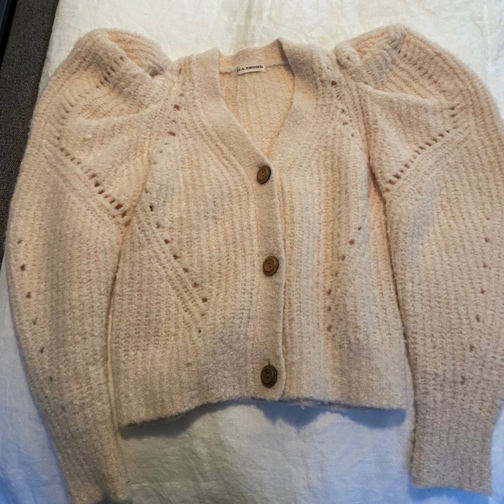 Ulla Johnson, Size 2, cream cardigan sweater